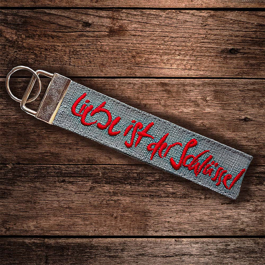 Schlüsselanhänger "Liebe ist der Schlüssel"