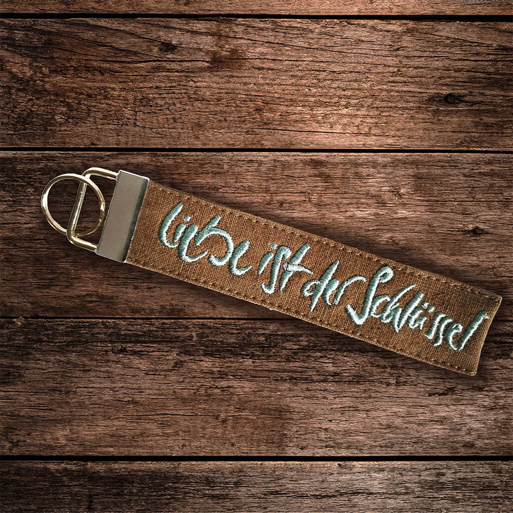 Schlüsselanhänger "Liebe ist der Schlüssel"