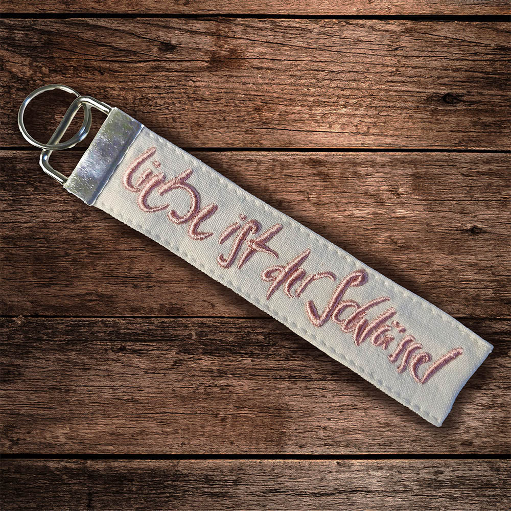 Schlüsselanhänger "Liebe ist der Schlüssel"