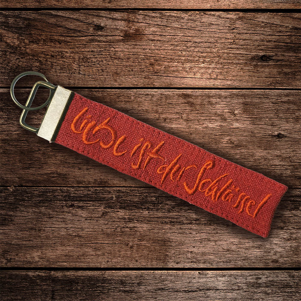 Schlüsselanhänger "Liebe ist der Schlüssel"