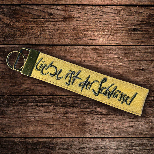 Schlüsselanhänger "Liebe ist der Schlüssel"