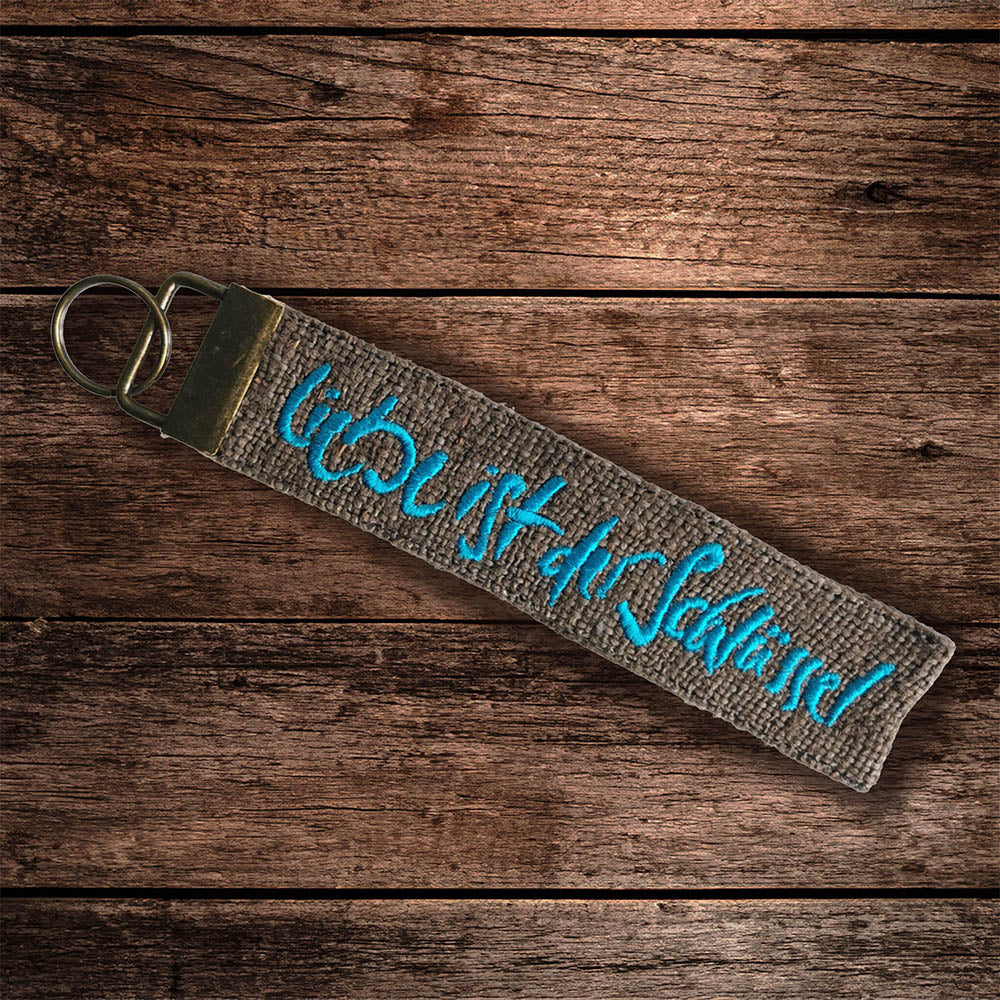 Schlüsselanhänger "Liebe ist der Schlüssel"