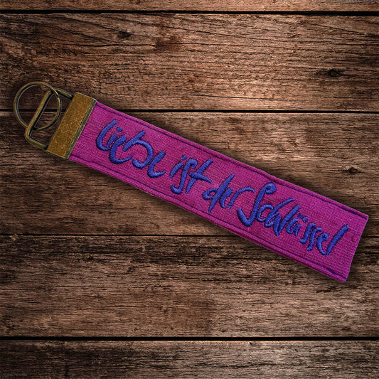 Schlüsselanhänger "Liebe ist der Schlüssel"