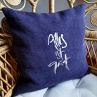 Kissenhülle Bauernleinen "Alles ist gut"