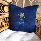 Kissenhülle Bauernleinen "Alles ist gut"