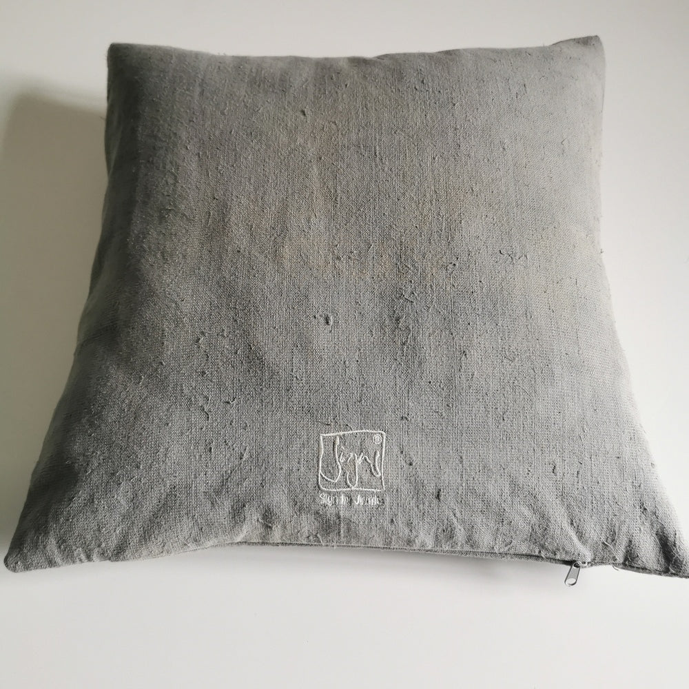 Kissenhülle Bauernleinen "Freude/Ornament"