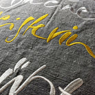 Kissenhülle Bauernleinen "Ich bin eine Meisterin, die übt."