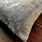 Kissenhülle Bauernleinen "Ich bin eine Meisterin, die übt."