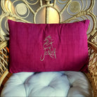 Kissenhülle Bauernleinen "die Zeit ist Jetzt"