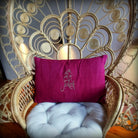 Kissenhülle Bauernleinen "die Zeit ist Jetzt"