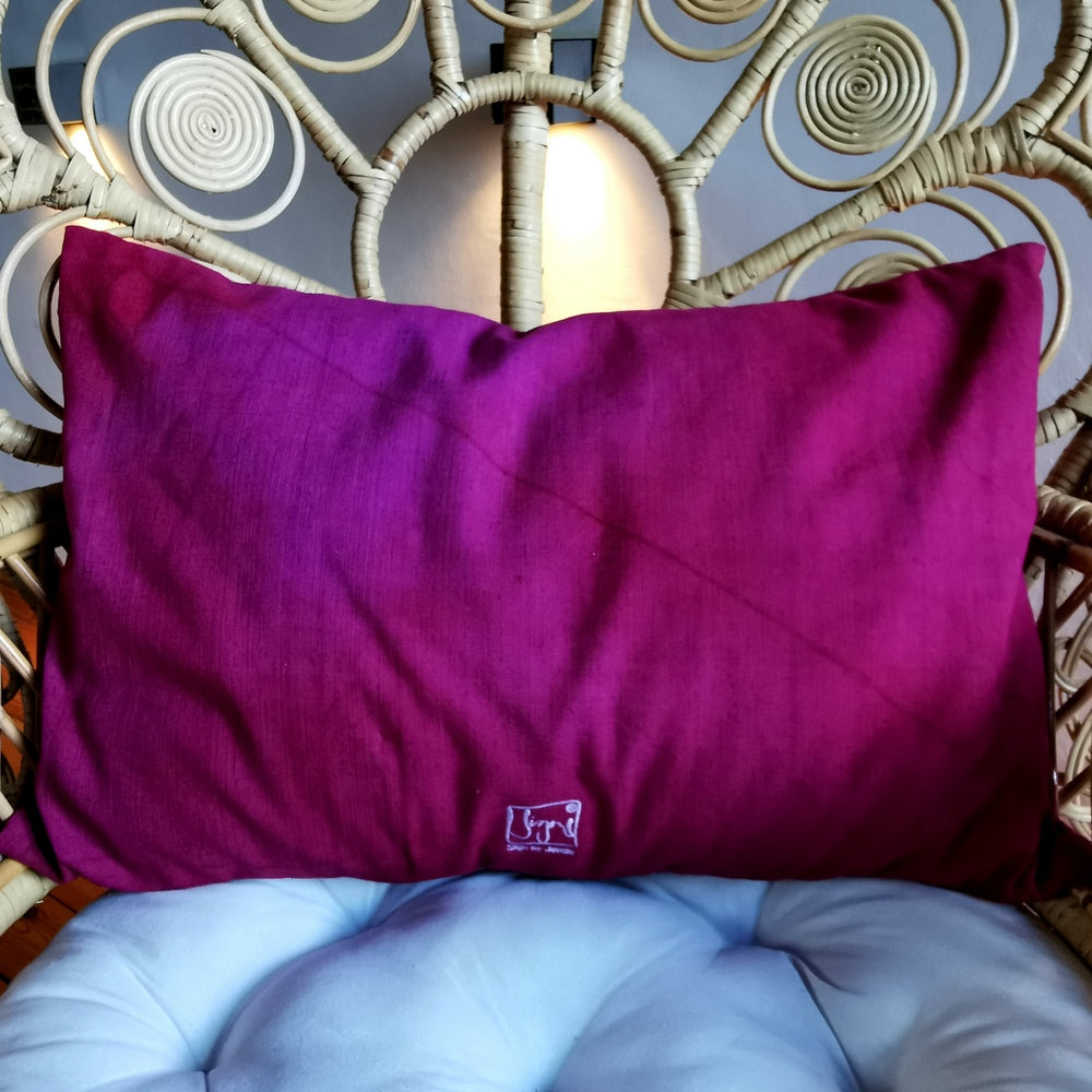 Kissenhülle Bauernleinen "Freude/Ornament"