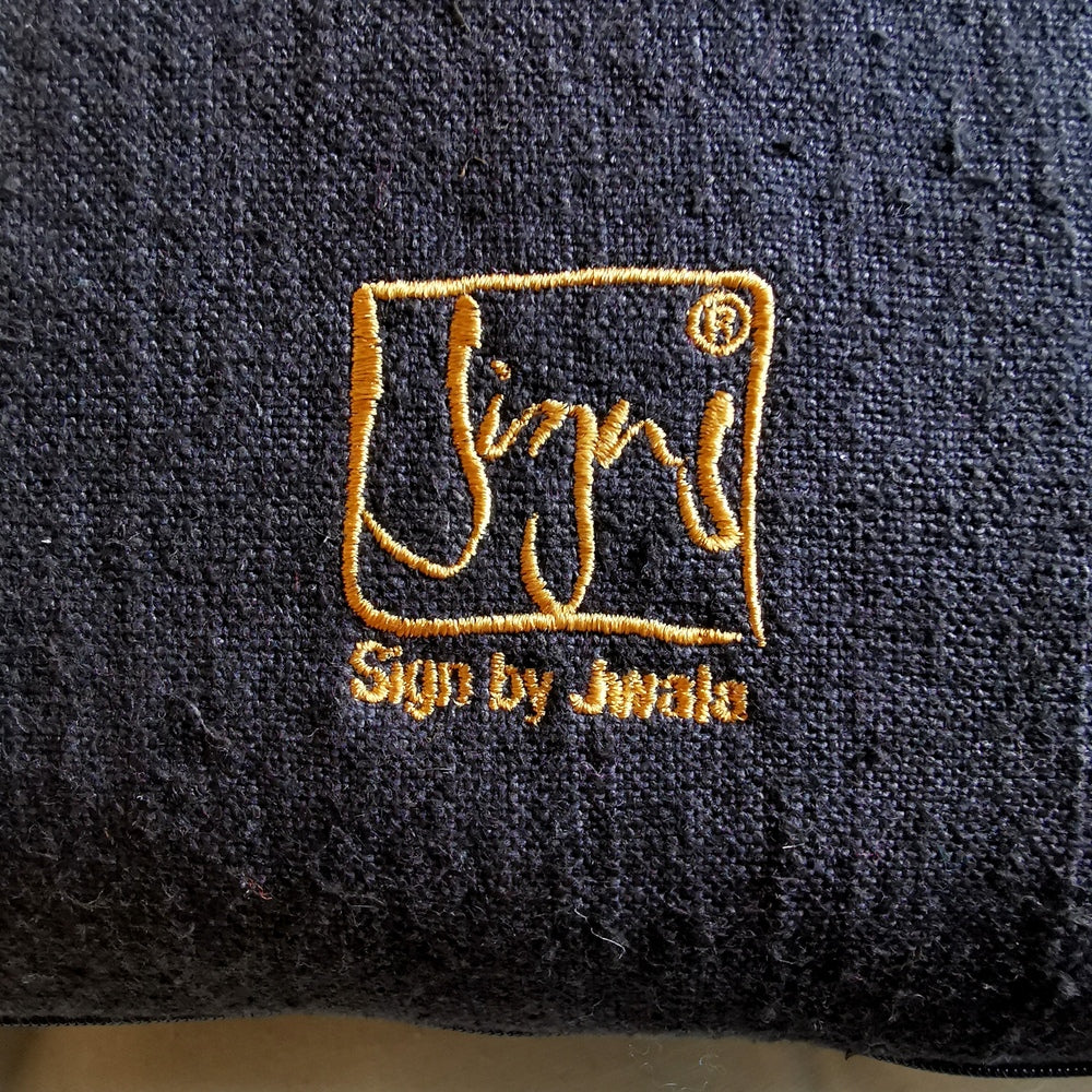 Kissenhülle Bauernleinen "Liebe/Ornament"