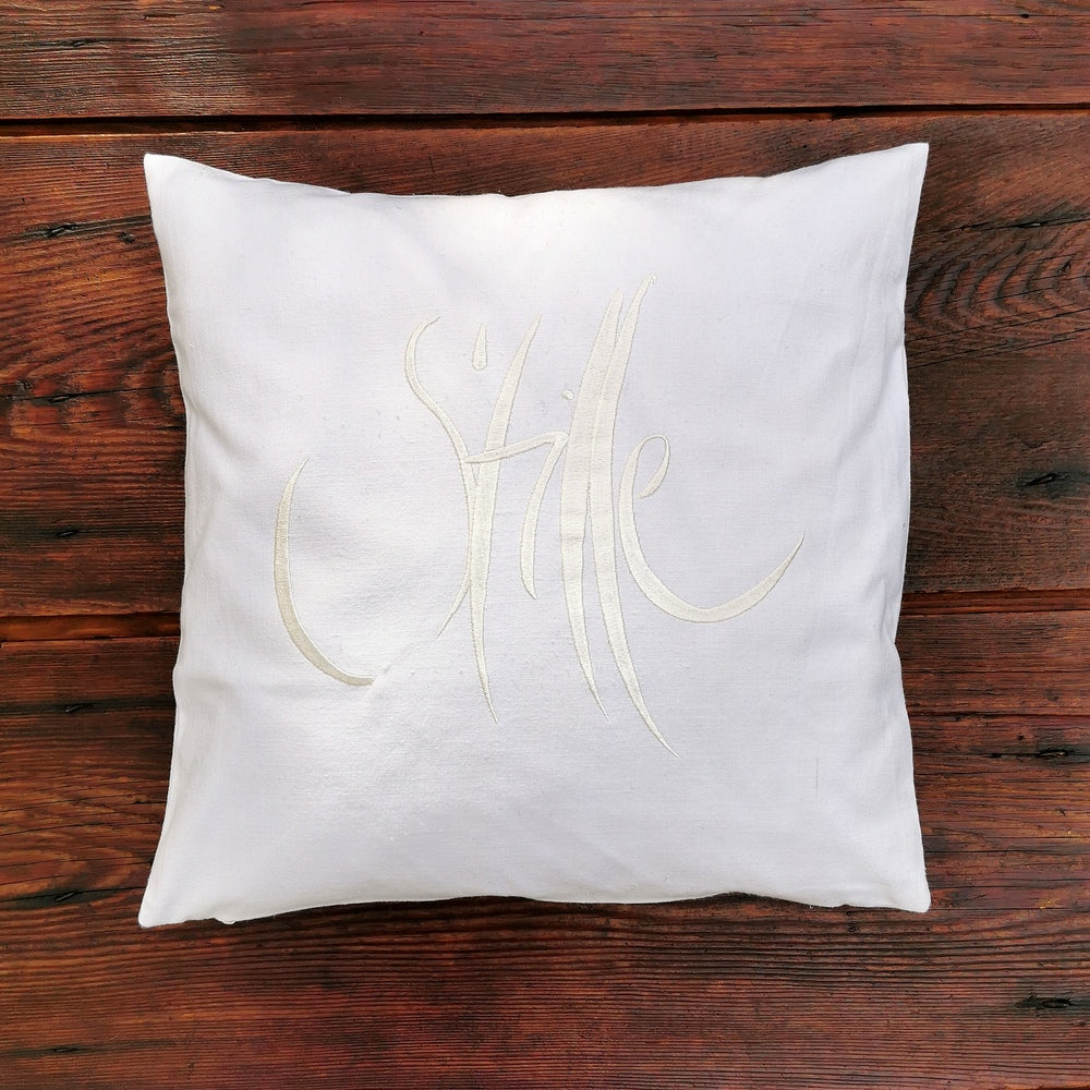 Kissenhülle Bauernleinen "Stille"