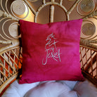 Kissenhülle Bauernleinen "die Zeit ist Jetzt"