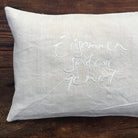 Kissenhülle Bauernleinen "Zusammen sind wir genial" Natur