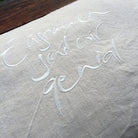 Kissenhülle Bauernleinen "Zusammen sind wir genial" Natur