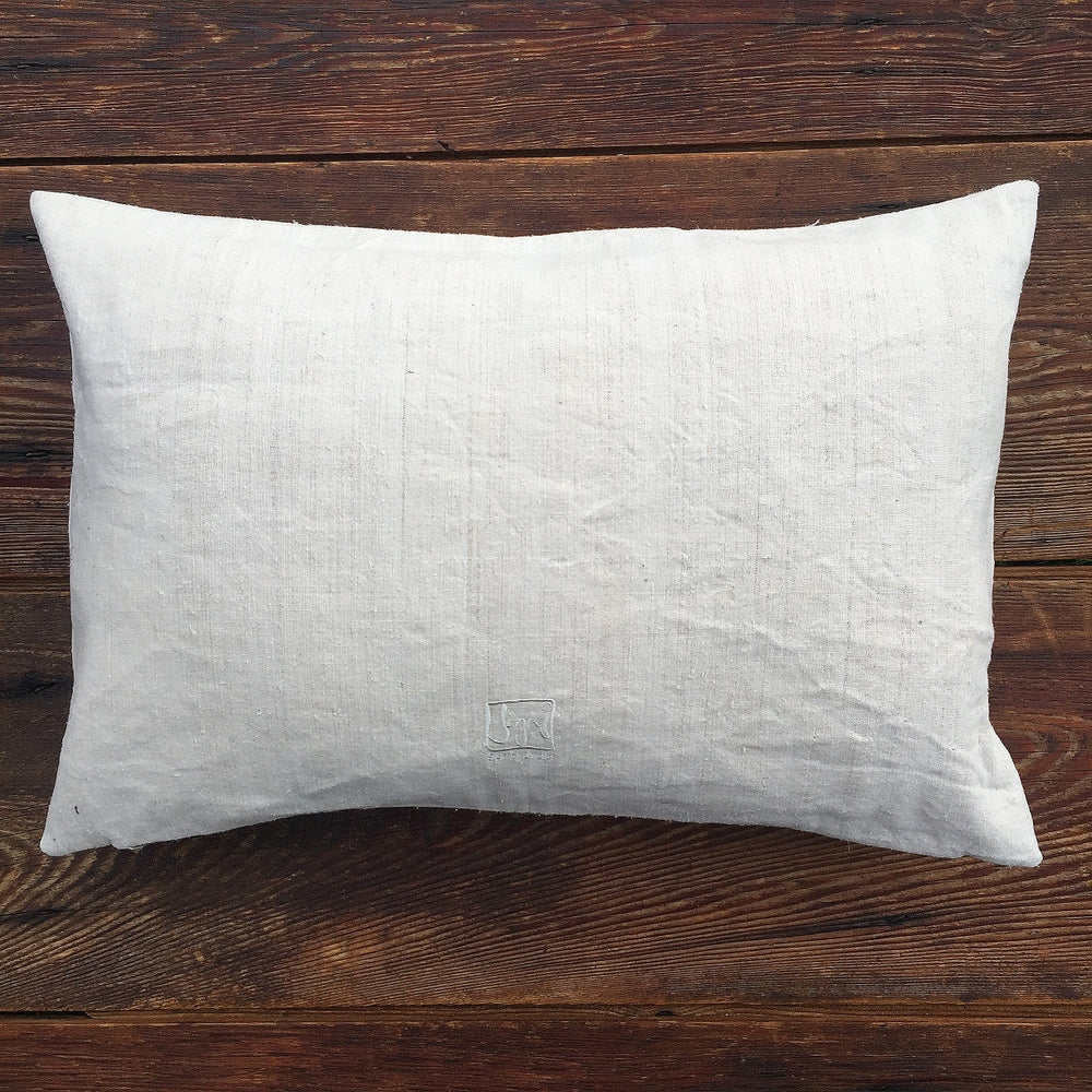 Kissenhülle Bauernleinen "Zusammen sind wir genial" Natur