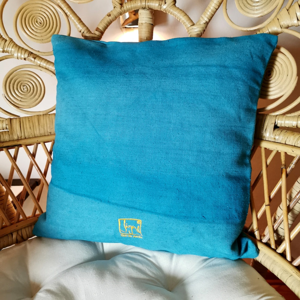 Kissenhülle Bauernleinen "Freude/Ornament"