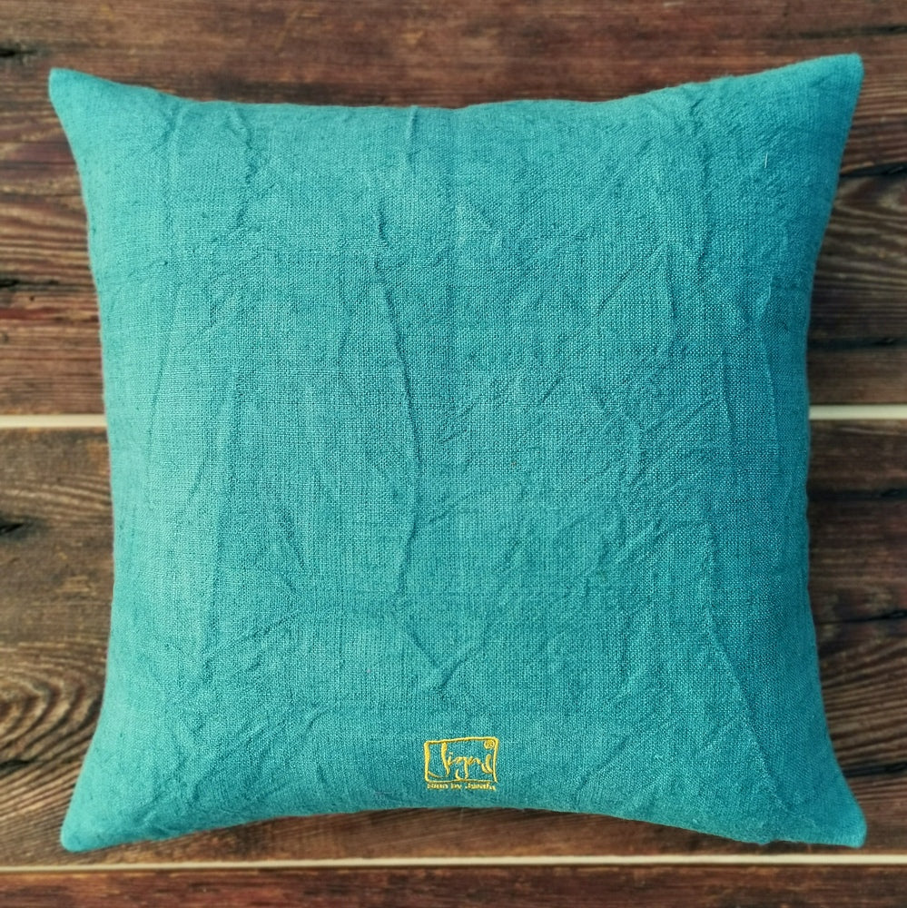 Kissenhülle Bauernleinen "Liebe/Ornament"