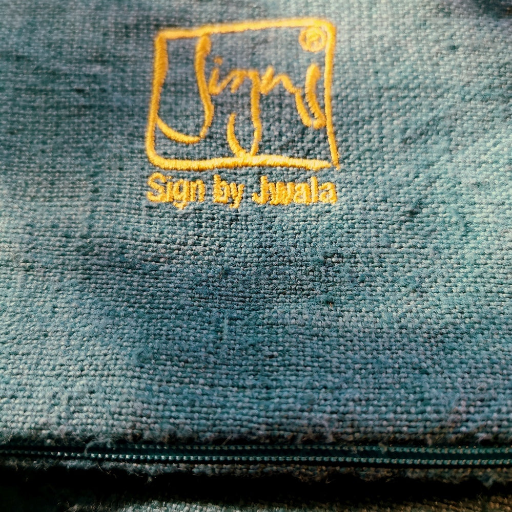 Kissenhülle Bauernleinen "Liebe/Ornament"