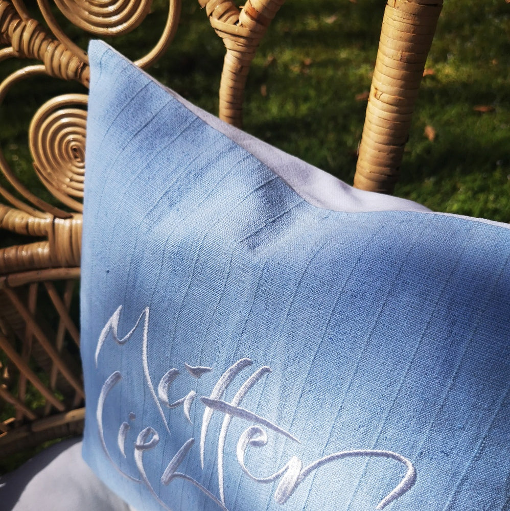 Kissenhülle Bauernleinen "MutterLiebe"