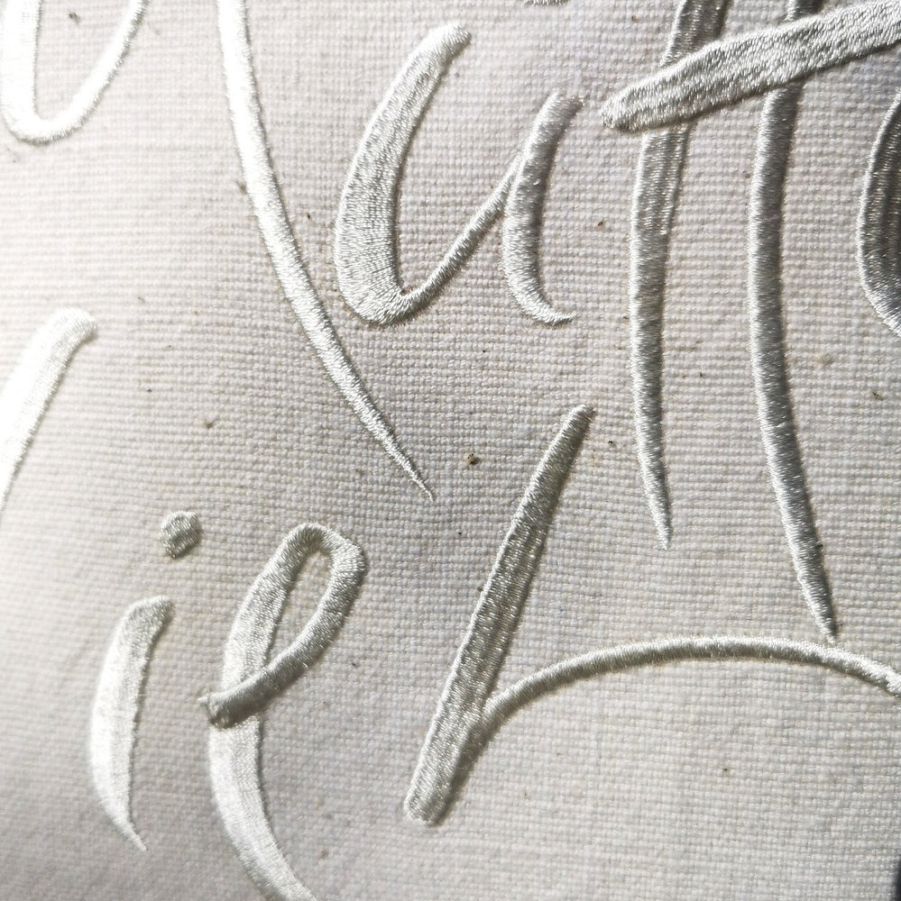 Kissenhülle Bauernleinen "MutterLiebe"