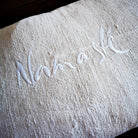 Kissenhülle Bauernleinen "Namasté"