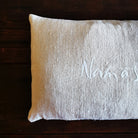 Kissenhülle Bauernleinen "Namasté"