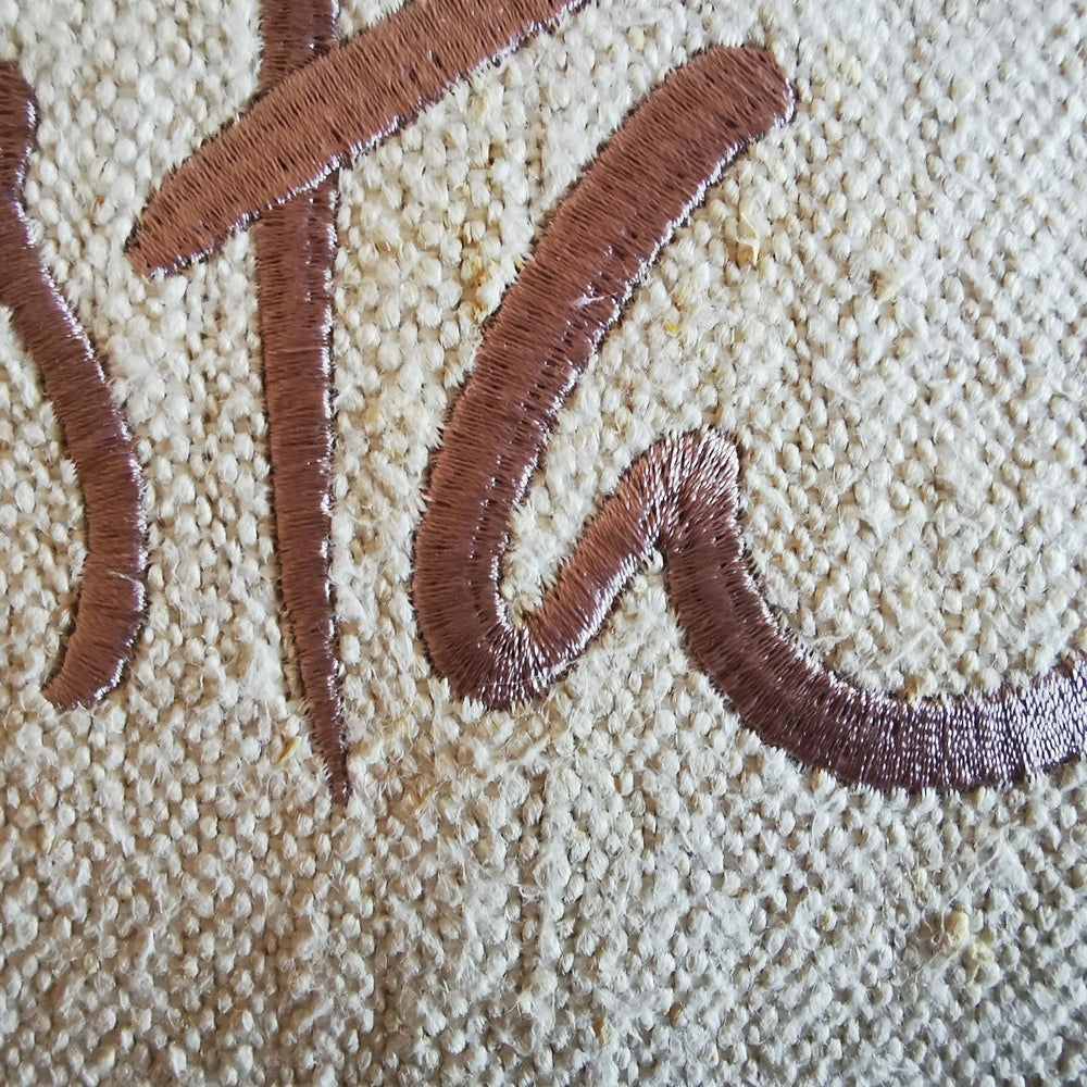 Kissenhülle Bauernleinen "Nestwärme"