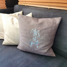 Kissenhülle Bauernleinen "Alles ist gut"