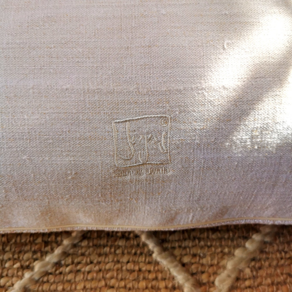 Kissenhülle Bauernleinen "Zusammen sind wir genial"