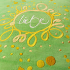 Kissenhülle Bauernleinen "Liebe/Ornament"