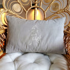 Kissenhülle Bauernleinen "die Zeit ist Jetzt"