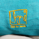 Bauernleinen Zirbenkissen "Liebe/Ornament"