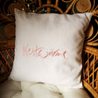 Bauernleinen Zirbenkissen "Nestwärme" 45x45 cm