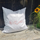 Bauernleinen Zirbenkissen "Nestwärme" 45x45 cm