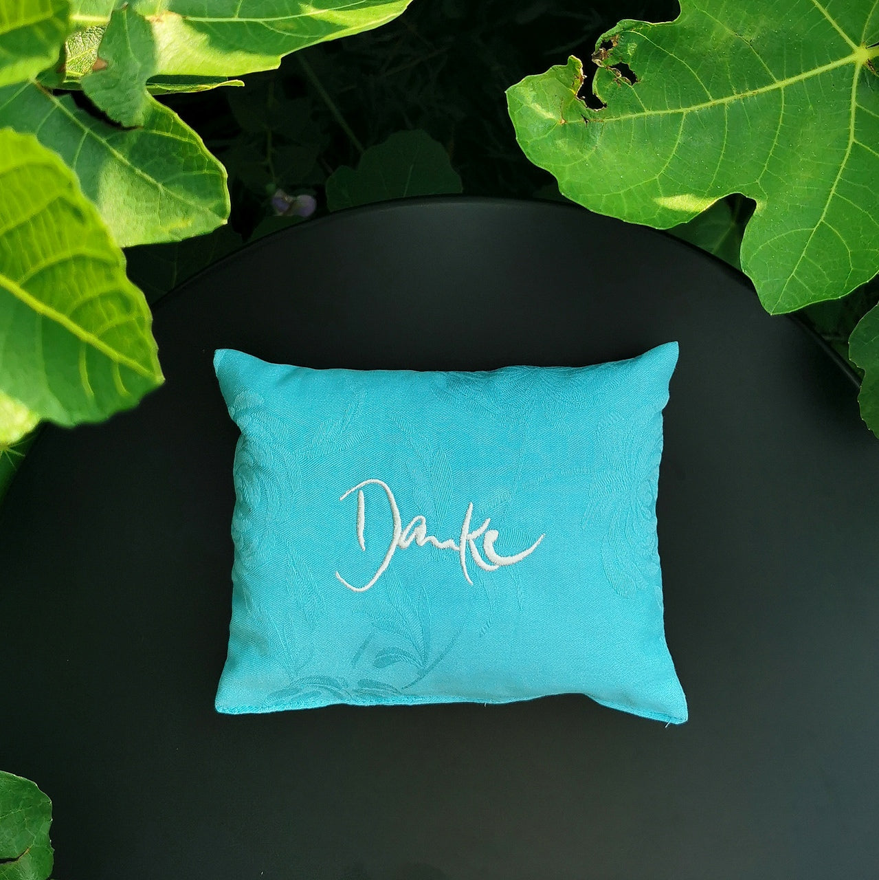 Kleines Zirbenkissen "Danke"