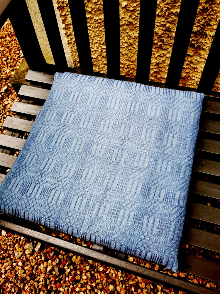 Bauernleinen-Flachkissen "Namasté"