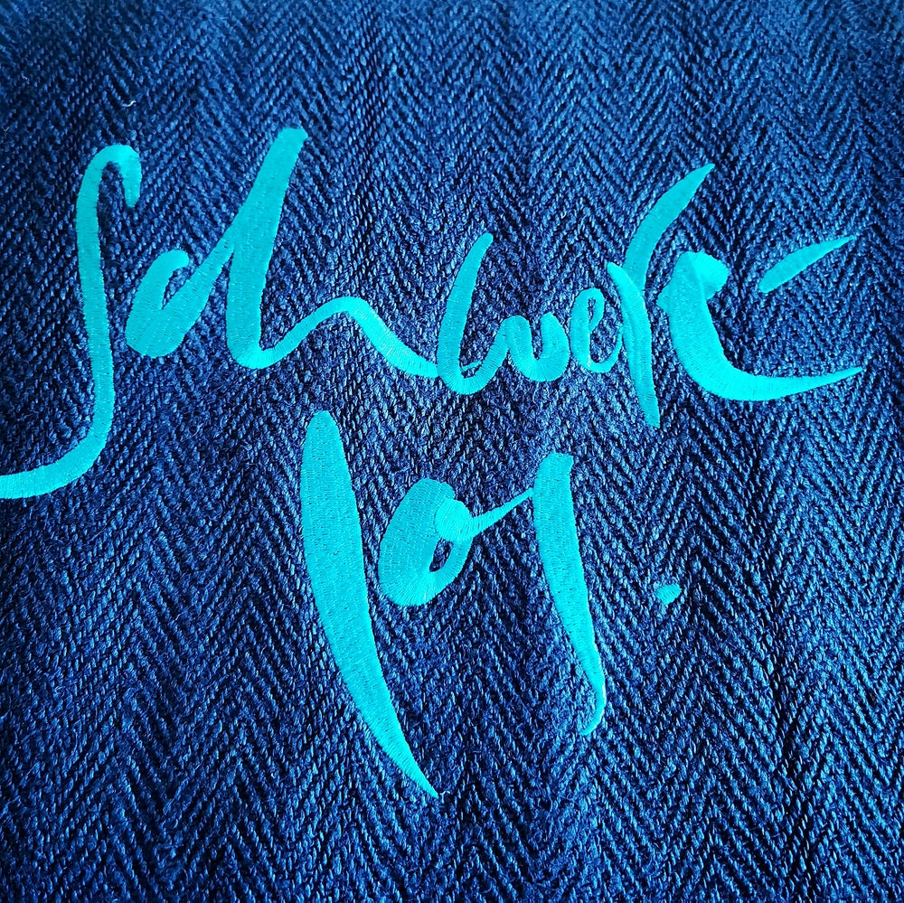 Bauernleinen-Flachkissen "Schwerelos"