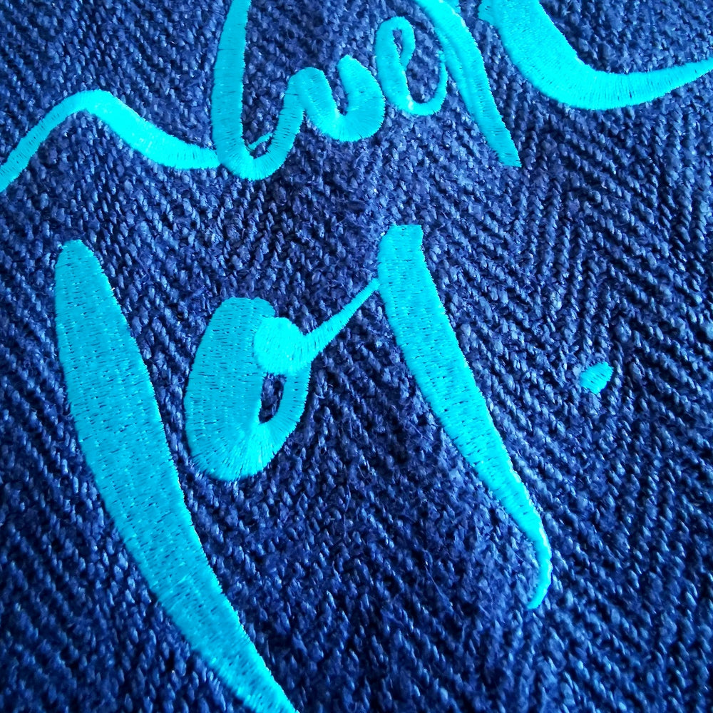 Bauernleinen-Flachkissen "Schwerelos"