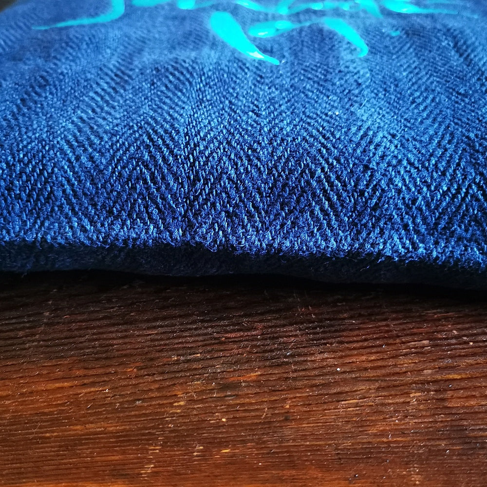 Bauernleinen-Flachkissen "Schwerelos"