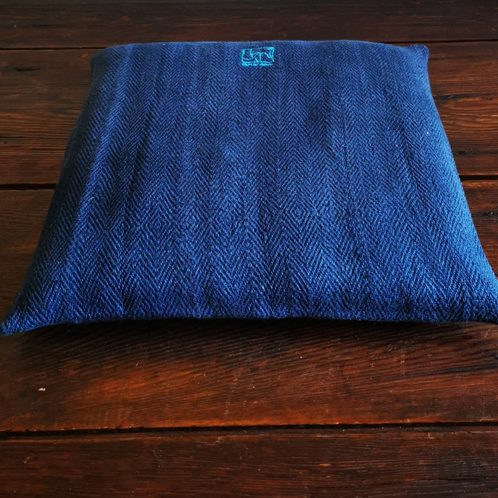 Bauernleinen-Flachkissen "Schwerelos"