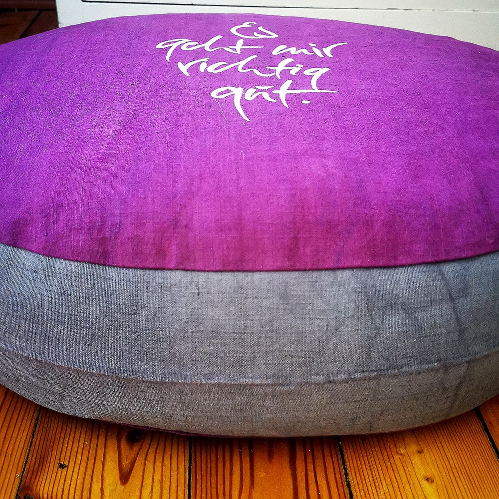 Bodenkissen "Es geht mir richtig gut"