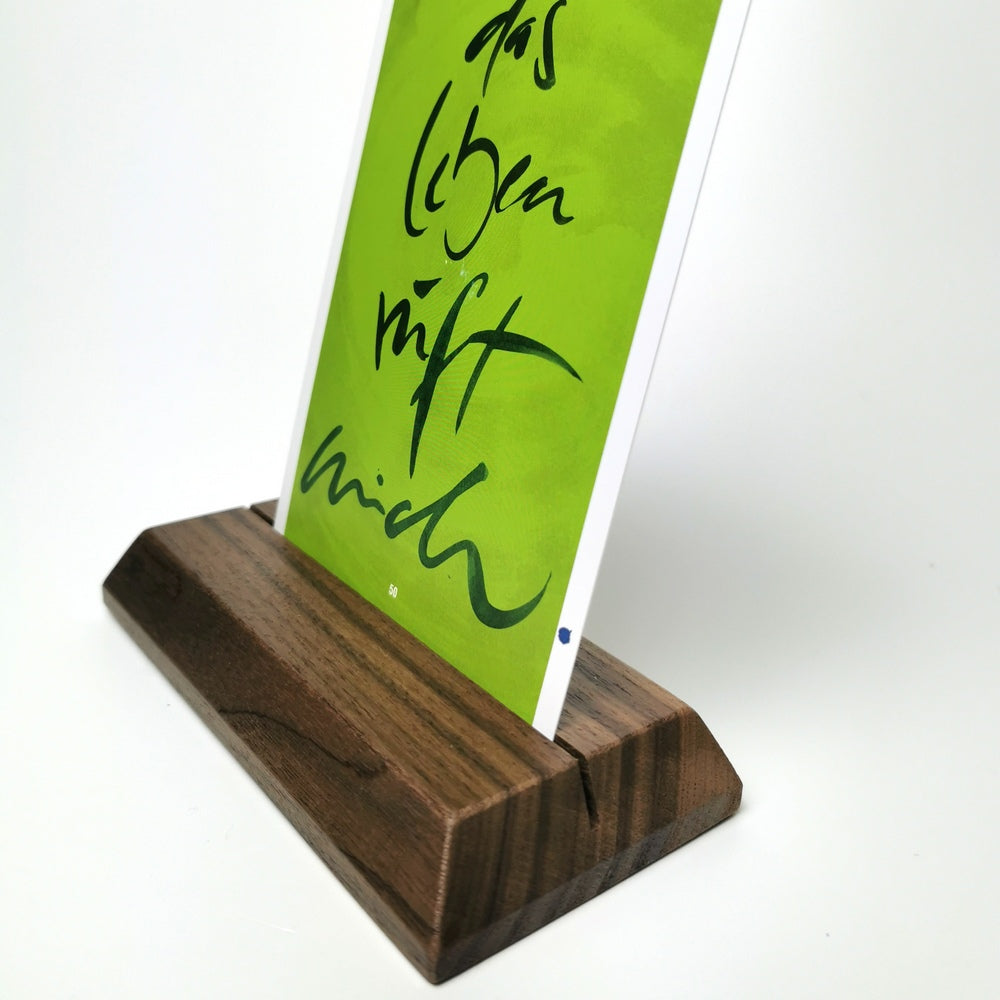 Kartenständer "Nuss"