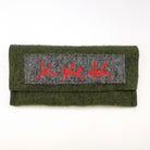 Brillentasche "Ich sehe dich" Grün/Rot