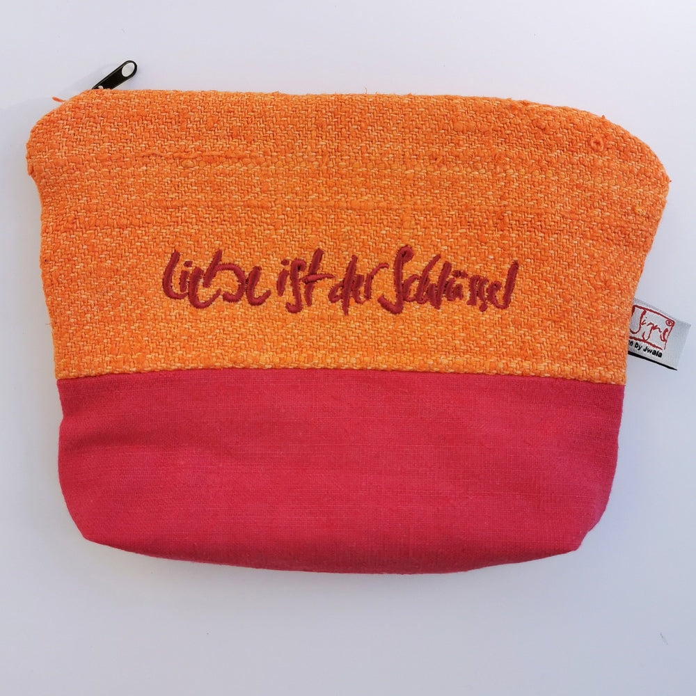 Kosmetiktasche "Liebe ist der Schlüssel"