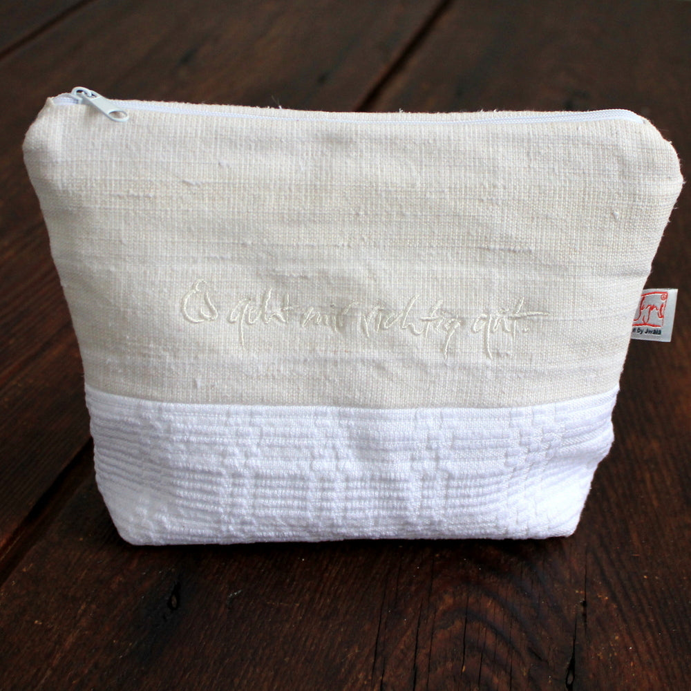 Kosmetiktasche "Es geht mir richtig gut."