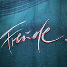 Schultertasche "Freude" mit Hirschlederriemen