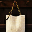 Schultertasche "Liebe Ornament" mit Hirschlederriemen