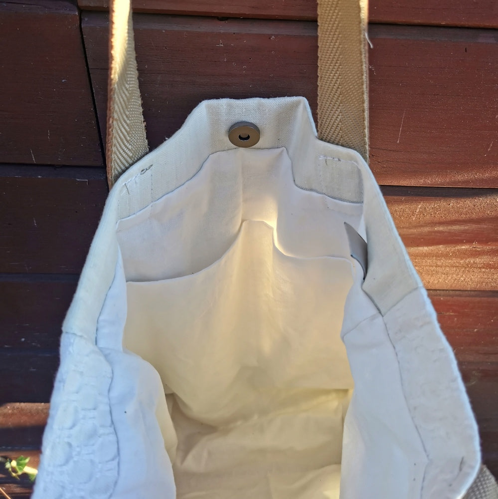 Schultertasche "Liebe ist der Schlüssel"